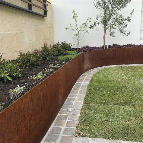 metal edging house|landscaping with edging above ground.